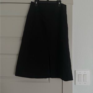 A-line skirt, front slit